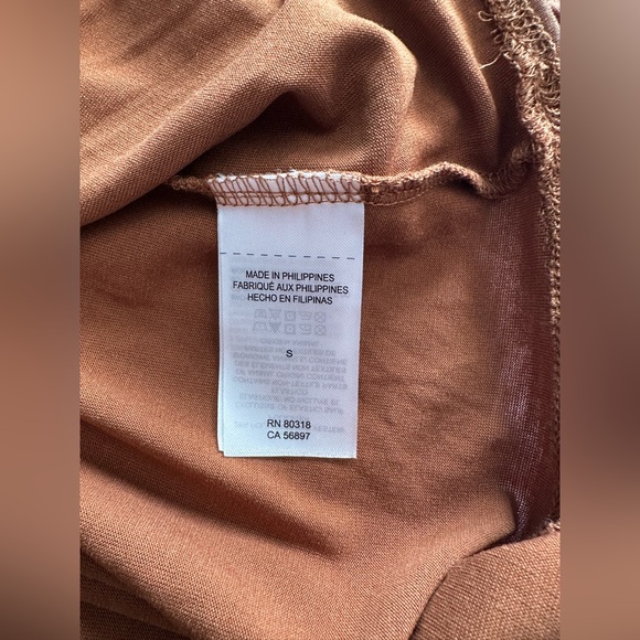 Lucky Brand Caramel Brown Top - Picture 5 of 5